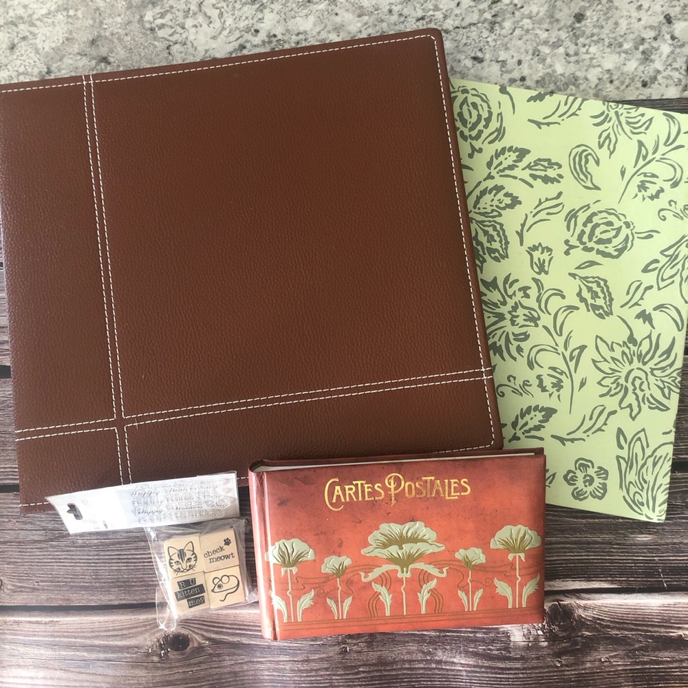5/$25 Sale
Scrapbooking and postcard albums